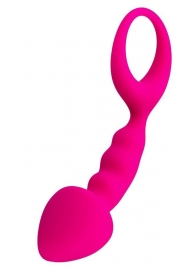 Розовая анальная втулка Bong - 12,5 см. - ToyFa