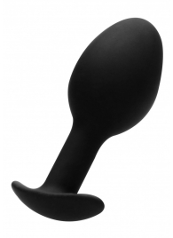 Черная анальная пробка N 89 Self Penetrating Butt Plug - 8,3 см. - Shots Media BV