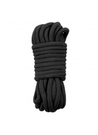 Черная верёвка для любовных игр - 10 м. - Lovetoy - купить с доставкой в Тюмени
