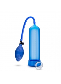 Синяя ручная вакуумная помпа Male Enhancement Pump - Blush Novelties - в Тюмени купить с доставкой