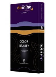 Разноцветные презервативы DOMINO Colour Beauty - 6 шт. - Domino - купить с доставкой в Тюмени