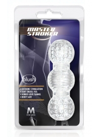 Прозрачный фигурный мастурбатор Master Stroker - Blush Novelties - в Тюмени купить с доставкой