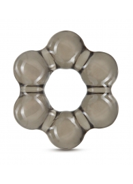 Дымчатое эрекционное кольцо Stay Hard Thick Bead Cock Ring - Blush Novelties - в Тюмени купить с доставкой