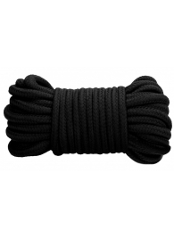 Черная веревка для связывания Thick Bondage Rope -10 м. - Shots Media BV - купить с доставкой в Тюмени