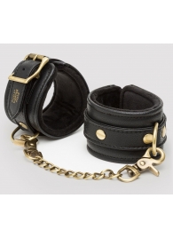 Черные наручники Bound to You Faux Leather Wrist Cuffs - Fifty Shades of Grey - купить с доставкой в Тюмени