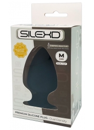 Черная анальная втулка Premium Silicone Plug M - 11 см. - Adrien Lastic