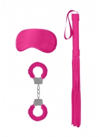 Розовый набор для бондажа Introductory Bondage Kit №1 - Shots Media BV - купить с доставкой в Тюмени