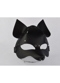 Черная кожаная маска  Лиса - Sitabella - купить с доставкой в Тюмени
