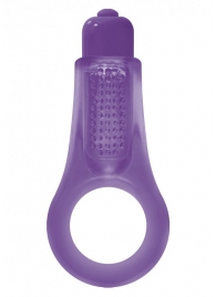 Фиолетовое эрекционное кольцо Firefly Couples Ring - NS Novelties - в Тюмени купить с доставкой