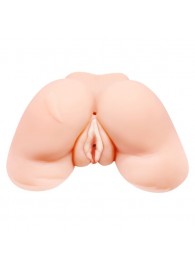 Телесная вибровагина Julie с 2 рабочими отверстиями - Baile - в Тюмени купить с доставкой