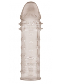 Дымчатая удлиняющая насадка на пенис Extra Texture Sleeve - 16,2 см. - Chisa - #SOTBIT_REGIONS_UF_V_REGION_NAME# купить с доставкой