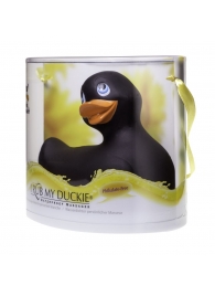 Чёрный вибратор-утенок I Rub My Duckie - Big Teaze Toys - купить с доставкой в Тюмени