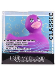 Фиолетовый вибратор-уточка I Rub My Duckie 2.0 - Big Teaze Toys - купить с доставкой в Тюмени