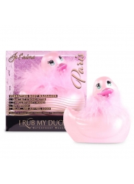 Розовый вибратор-уточка I Rub My Duckie 2.0 Paris - Big Teaze Toys - купить с доставкой в Тюмени