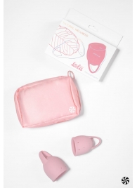 Набор из 2 розовых менструальных чаш Magnolia - Lola Games - купить с доставкой в Тюмени