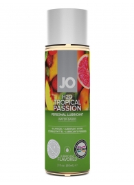 Лубрикант на водной основе с ароматом тропических фруктов JO Flavored Tropical Passion - 60 мл. - System JO - купить с доставкой в Тюмени