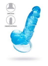 Голубой реалистичный фаллоимитатор Indy - 15,8 см. - A-toys купить с доставкой в интернет-магазине Orgasmix в Тюмени Голубой реалистичный фаллоимитатор Indy - 15,8 см. - A-toys