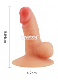 Телесный пенис-сувенир Universal Pecker Stand Holder - Lovetoy - купить с доставкой в Тюмени
