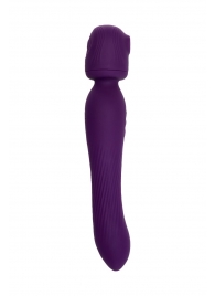 Фиолетовый универсальный стимулятор Kisom - 24 см. - JOS