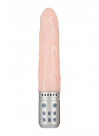 Вибратор телесного цвета Sixth Sense Cyber Vibe Flushy - 24,5 см. - Toy Joy