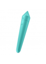 Бирюзовый мини-вибратор Ultra Power Bullet 8 - Satisfyer