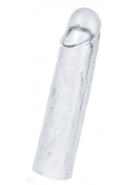 Прозрачная насадка-удлинитель Flawless Clear Penis Sleeve Add 1 - 15,5 см. - Lovetoy - в Тюмени купить с доставкой