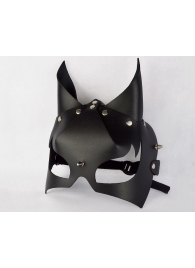 Черная кожаная маска  Черт - Sitabella - купить с доставкой в Тюмени