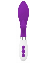 Фиолетовый вибратор-кролик Achelois - 21,8 см. - Shots Media BV