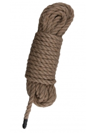 Пеньковая веревка для связывания Hemp Rope - 5 м. - Easy toys - купить с доставкой в Тюмени