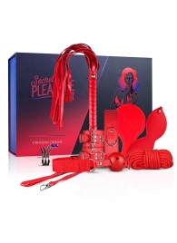 Красный БДСМ-набор Crimson Dream - Secret Pleasure Chest - купить с доставкой в Тюмени