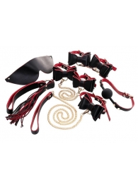 Черно-красный бондажный набор Bow-tie - ToyFa - купить с доставкой в Тюмени