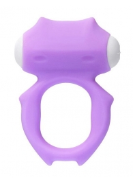 Фиолетовое виброкольцо на пенис Zort - A-toys - в Тюмени купить с доставкой