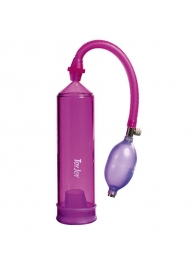 Фиолетовая вакуумная помпа Power Pump - Toy Joy - в Тюмени купить с доставкой