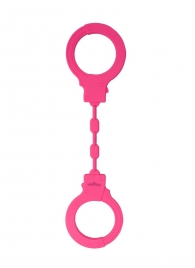 Розовые силиконовые наручники - Le Frivole - купить с доставкой в Тюмени