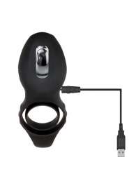 Черное эрекционное кольцо со стимулятором клитора Mr. Flicker - Zero Tolerance - в Тюмени купить с доставкой