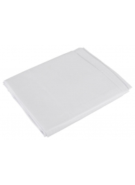 Белая виниловая простынь Vinyl Bed Sheet - Orion - купить с доставкой в Тюмени