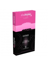 Презервативы с точками и рёбрышками DOMINO Classic Extase - 6 шт. - Domino - купить с доставкой в Тюмени