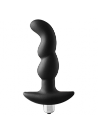 Черная вибропробка для простаты FantASStic Vibrating Prostate Plug - 14,5 см. - Dream Toys - в Тюмени купить с доставкой