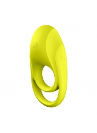 Желтое эрекционное кольцо Spectacular Duo - Satisfyer - в Тюмени купить с доставкой