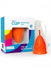 Оранжевая менструальная чаша OneCUP Classic - размер S - OneCUP - купить с доставкой в Тюмени