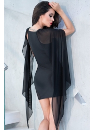 Мини-платье из плотной ткани с вуалью - Chilirose купить с доставкой
