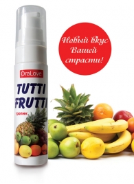 Гель-смазка Tutti-frutti со вкусом тропических фруктов - 30 гр. - Биоритм - купить с доставкой в Тюмени