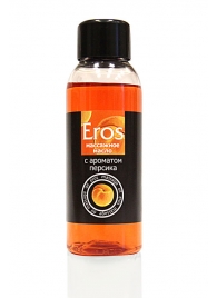 Массажное масло Eros exotic с ароматом персика - 50 мл. - Биоритм - купить с доставкой в Тюмени