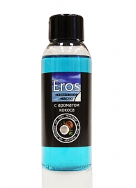 Массажное масло Eros tropic с ароматом кокоса - 50 мл. - Биоритм - купить с доставкой в Тюмени