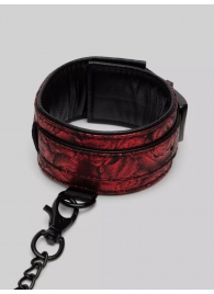 Красно-черные оковы Reversible Faux Leather Ankle Cuffs - Fifty Shades of Grey - купить с доставкой в Тюмени