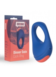 Синее эрекционное кольцо RRRING Dinner Date Cock Ring - FeelzToys - в Тюмени купить с доставкой