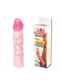 Удлиняющая насадка на пенис Deep Love - 21,5 см. - Baile - в Тюмени купить с доставкой