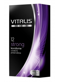 Презервативы с утолщённой стенкой VITALIS PREMIUM strong - 12 шт. - Vitalis - купить с доставкой в Тюмени