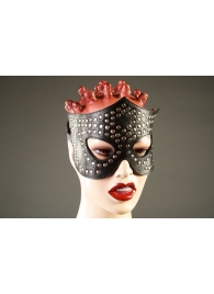 Чёрная маска-очки с клёпками - Подиум - купить с доставкой в Тюмени