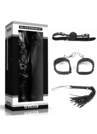БДСМ-набор Deluxe Bondage Kit: наручники, плеть, кляп-шар - Lovetoy - купить с доставкой в Тюмени